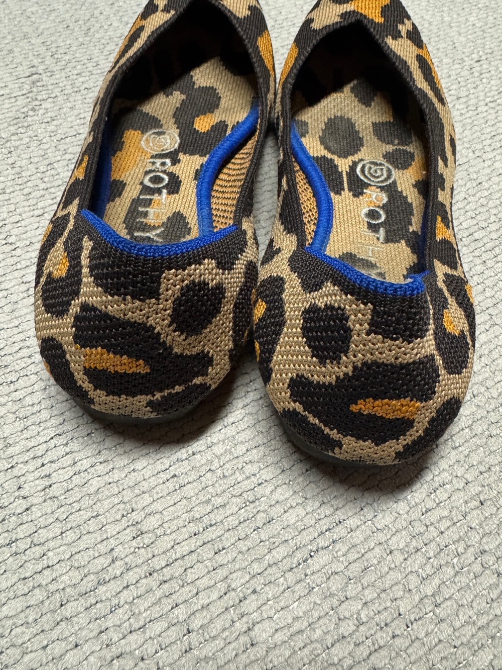 Rothy's The Point II Leopard Print Size 5 - Picture 5 of 7
